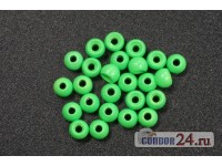 Вольфрамовые шарики D 4,6 мм., цвет матовый зелёный, уп. 25 шт.